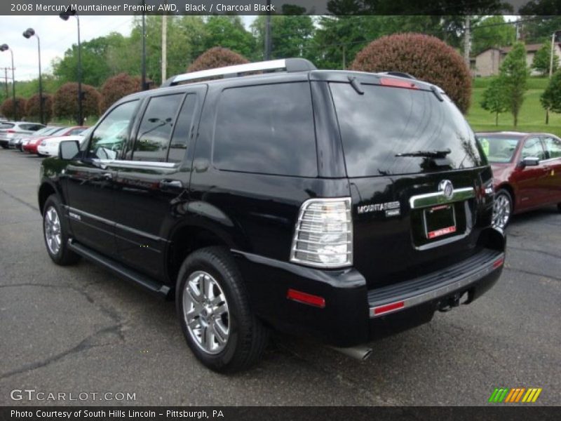 Black / Charcoal Black 2008 Mercury Mountaineer Premier AWD