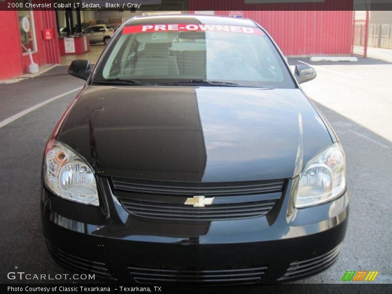 Black / Gray 2008 Chevrolet Cobalt LT Sedan