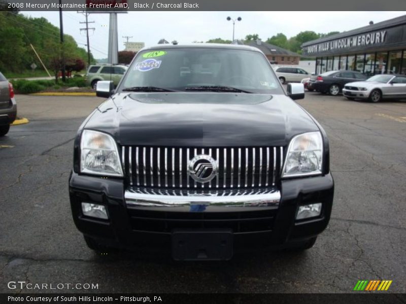 Black / Charcoal Black 2008 Mercury Mountaineer Premier AWD