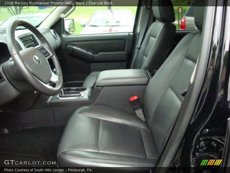 Black / Charcoal Black 2008 Mercury Mountaineer Premier AWD