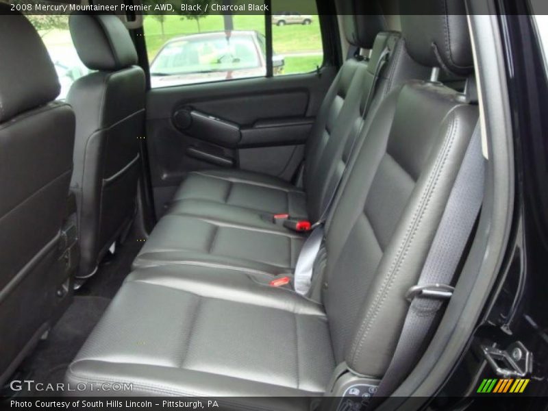 Black / Charcoal Black 2008 Mercury Mountaineer Premier AWD