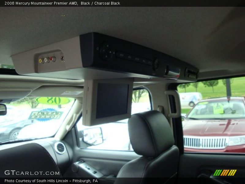 Black / Charcoal Black 2008 Mercury Mountaineer Premier AWD