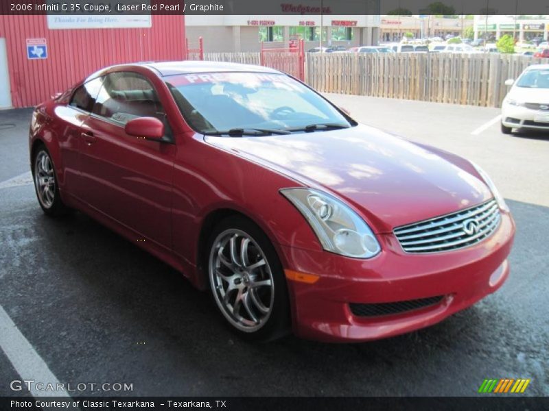 Laser Red Pearl / Graphite 2006 Infiniti G 35 Coupe