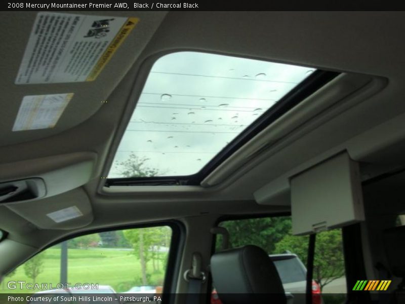 Black / Charcoal Black 2008 Mercury Mountaineer Premier AWD