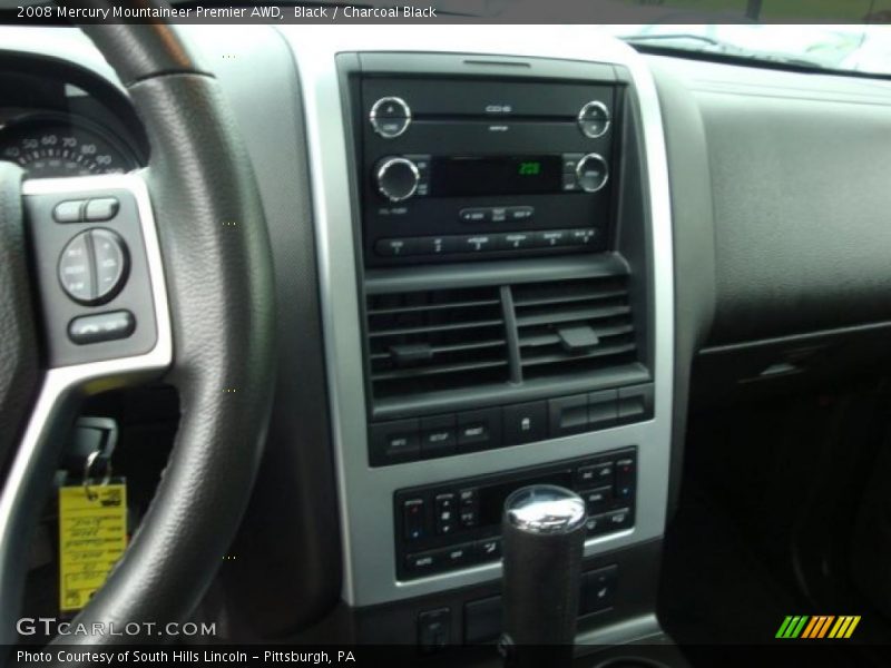 Black / Charcoal Black 2008 Mercury Mountaineer Premier AWD