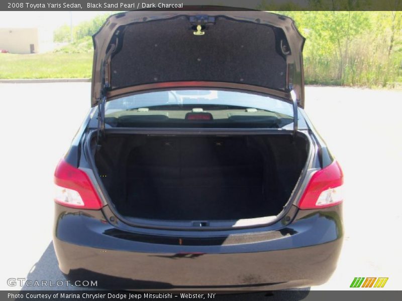 Black Sand Pearl / Dark Charcoal 2008 Toyota Yaris Sedan