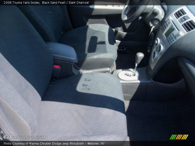 Black Sand Pearl / Dark Charcoal 2008 Toyota Yaris Sedan