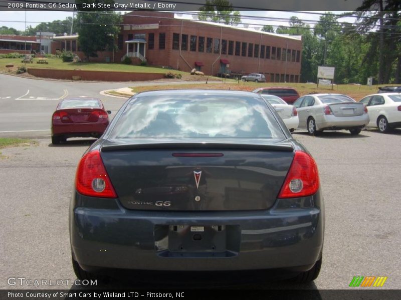 Dark Steel Gray Metallic / Ebony 2009 Pontiac G6 Sedan