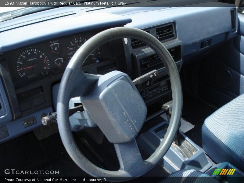 Platinum Metallic / Gray 1993 Nissan Hardbody Truck Regular Cab