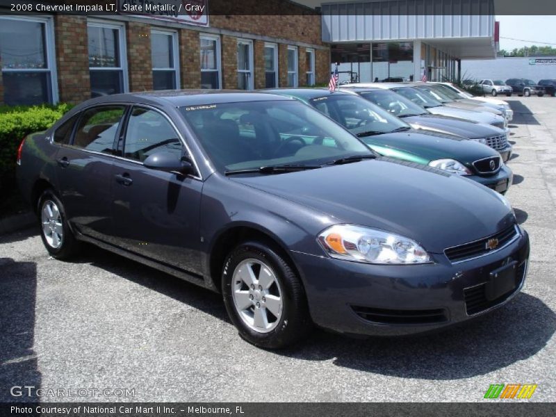 Slate Metallic / Gray 2008 Chevrolet Impala LT