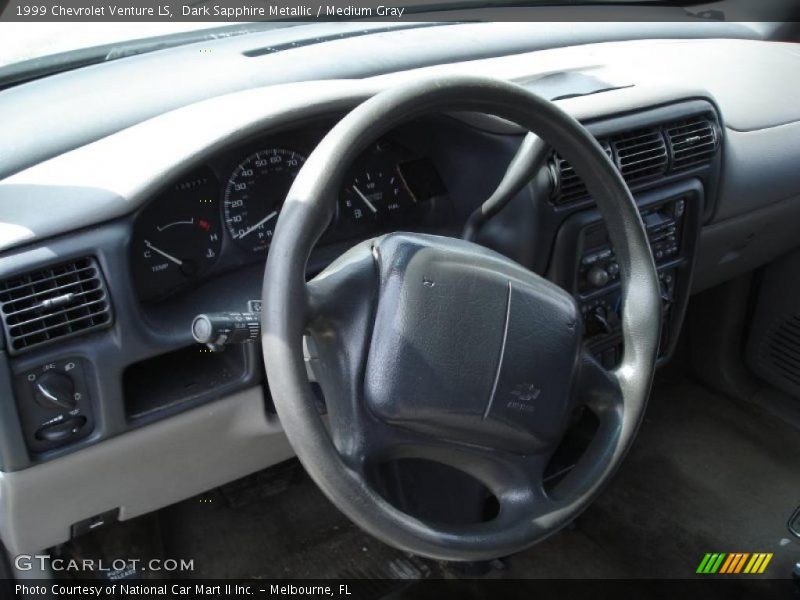 Dark Sapphire Metallic / Medium Gray 1999 Chevrolet Venture LS