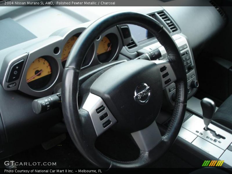 Polished Pewter Metallic / Charcoal 2004 Nissan Murano SL AWD