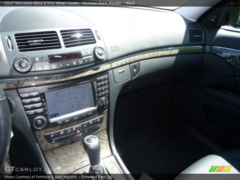 Obsidian Black Metallic / Black 2007 Mercedes-Benz E 550 4Matic Sedan