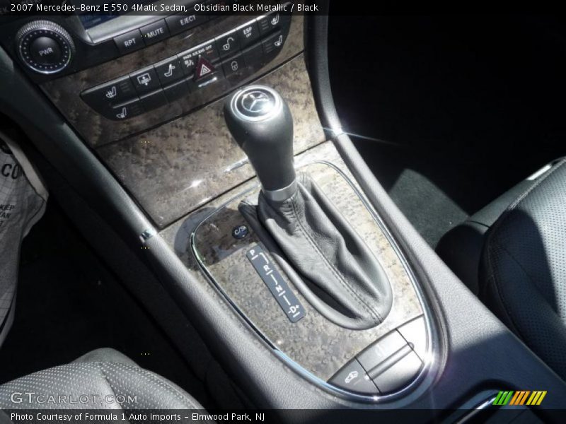 Obsidian Black Metallic / Black 2007 Mercedes-Benz E 550 4Matic Sedan