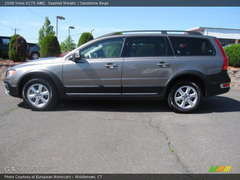 Seashell Metallic / Sandstone Beige 2008 Volvo XC70 AWD