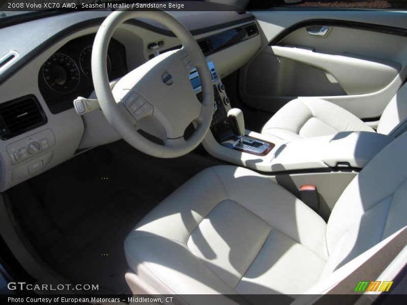 Seashell Metallic / Sandstone Beige 2008 Volvo XC70 AWD