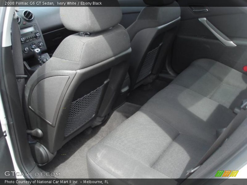 Ivory White / Ebony Black 2008 Pontiac G6 GT Sedan