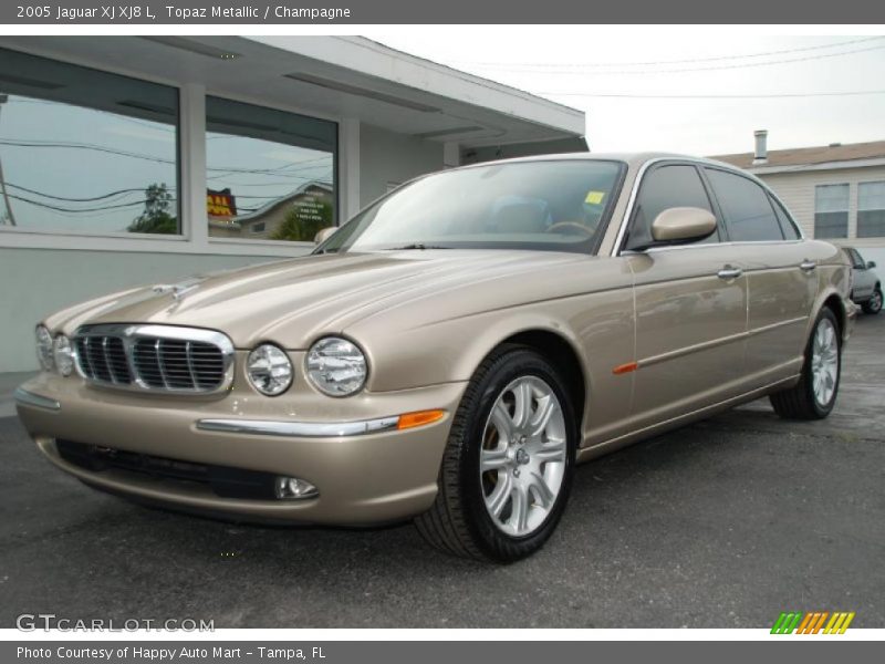 Topaz Metallic / Champagne 2005 Jaguar XJ XJ8 L