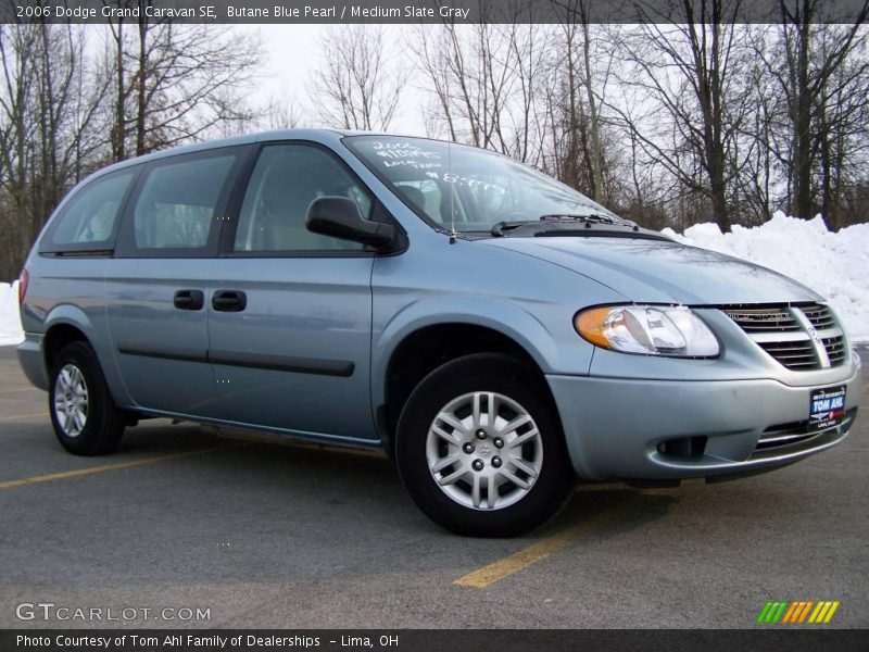 Butane Blue Pearl / Medium Slate Gray 2006 Dodge Grand Caravan SE