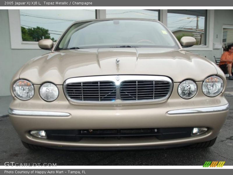 Topaz Metallic / Champagne 2005 Jaguar XJ XJ8 L