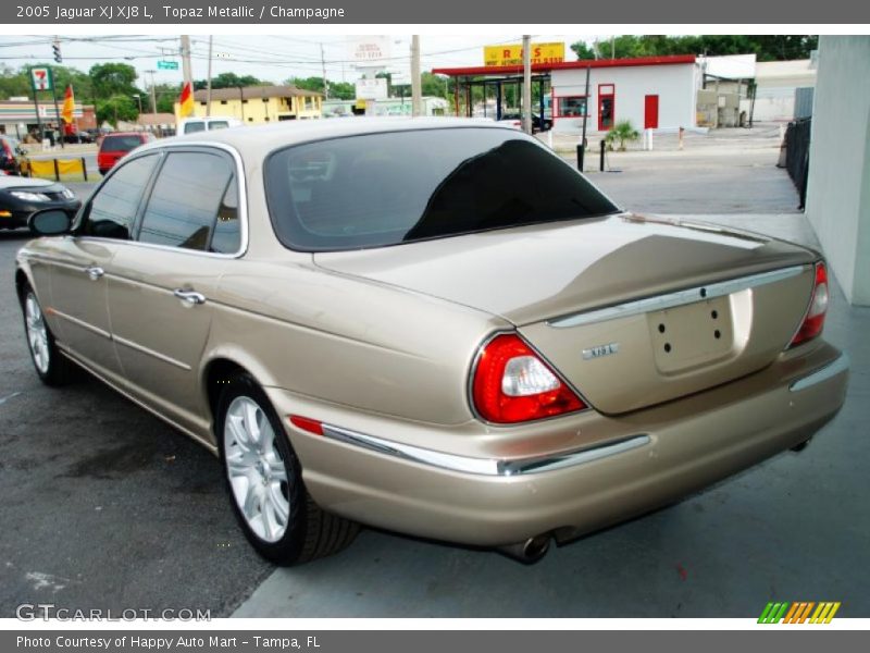 Topaz Metallic / Champagne 2005 Jaguar XJ XJ8 L