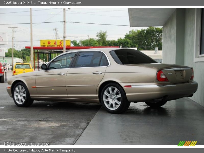 Topaz Metallic / Champagne 2005 Jaguar XJ XJ8 L