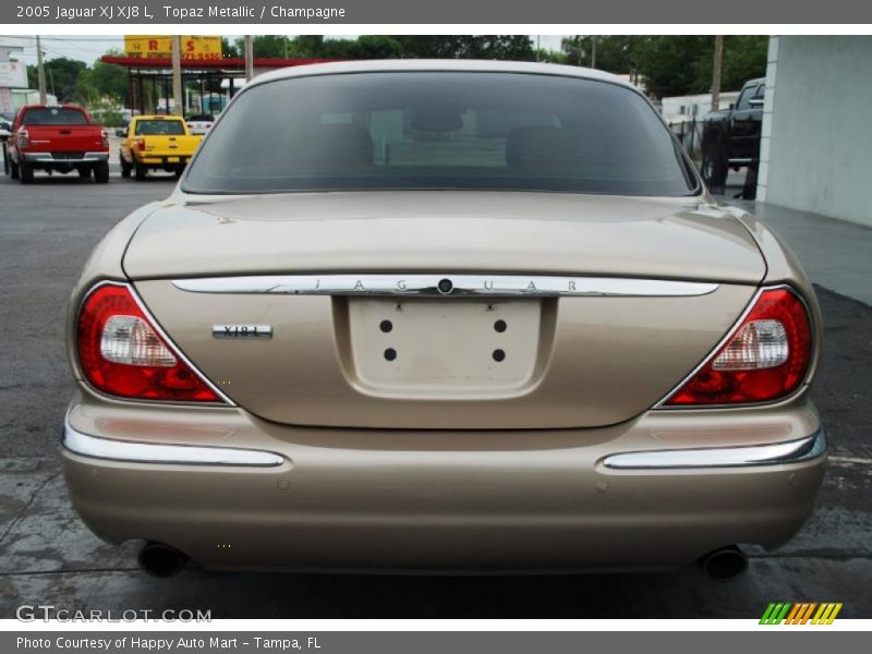 Topaz Metallic / Champagne 2005 Jaguar XJ XJ8 L