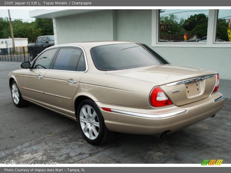 Topaz Metallic / Champagne 2005 Jaguar XJ XJ8 L