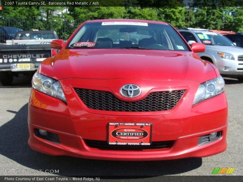 Barcelona Red Metallic / Ash 2007 Toyota Camry SE