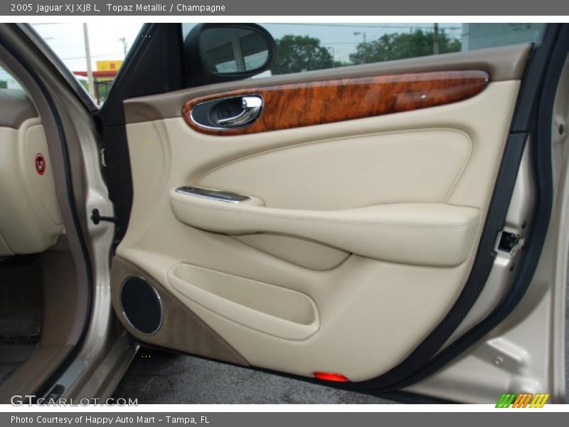 Topaz Metallic / Champagne 2005 Jaguar XJ XJ8 L