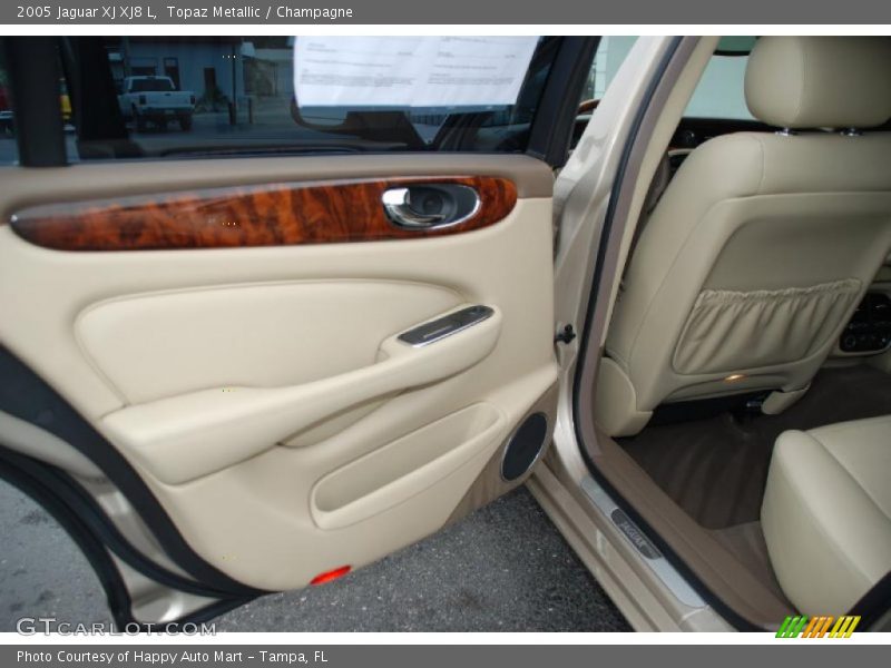 Topaz Metallic / Champagne 2005 Jaguar XJ XJ8 L