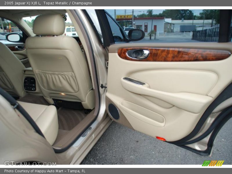 Topaz Metallic / Champagne 2005 Jaguar XJ XJ8 L