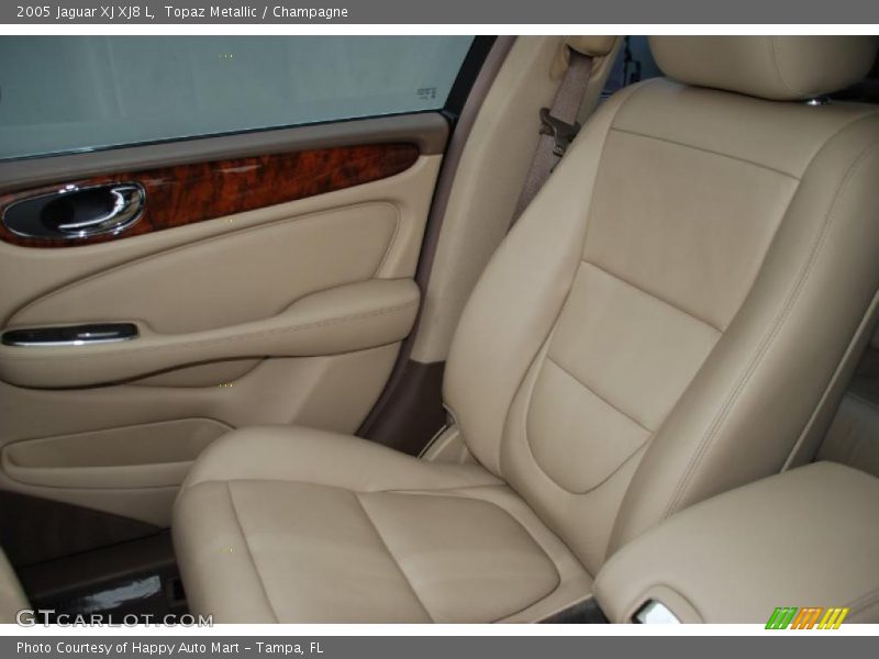 Topaz Metallic / Champagne 2005 Jaguar XJ XJ8 L