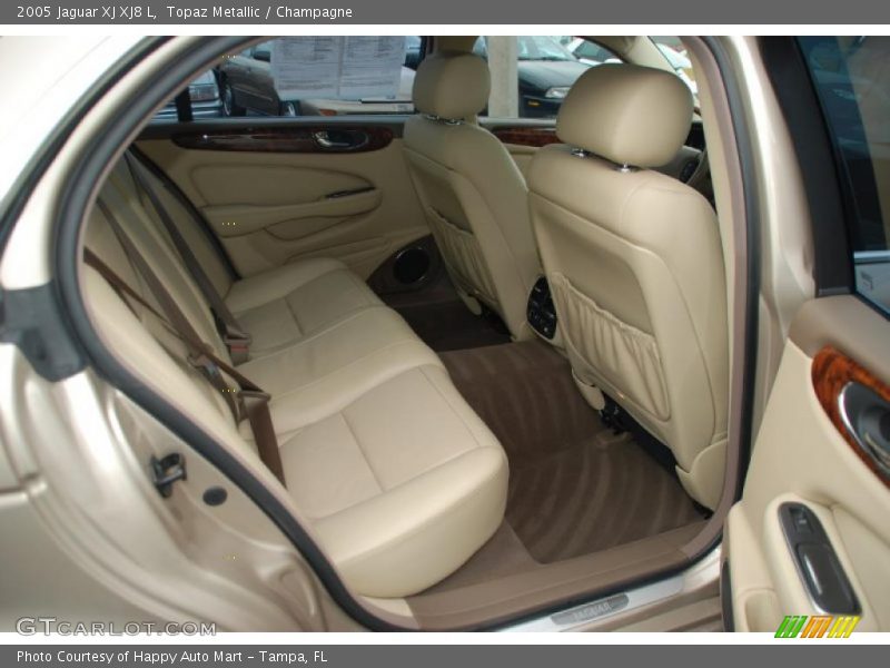 Topaz Metallic / Champagne 2005 Jaguar XJ XJ8 L