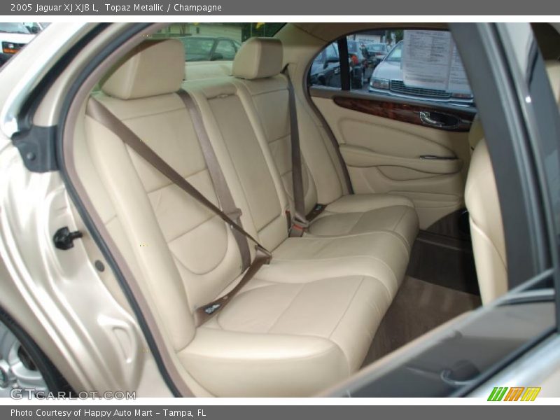 Topaz Metallic / Champagne 2005 Jaguar XJ XJ8 L