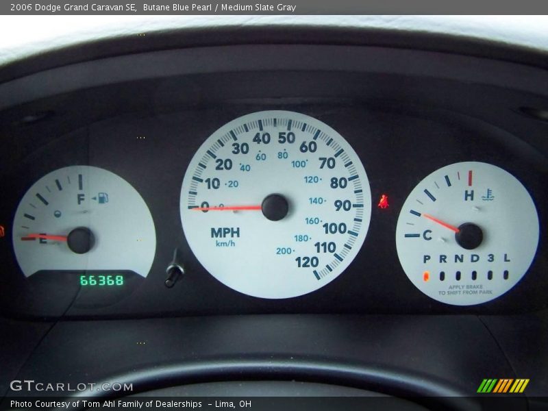 Butane Blue Pearl / Medium Slate Gray 2006 Dodge Grand Caravan SE