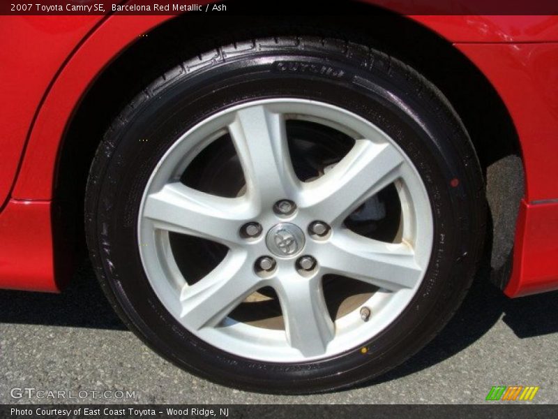 Barcelona Red Metallic / Ash 2007 Toyota Camry SE