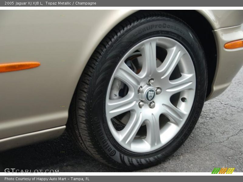 Topaz Metallic / Champagne 2005 Jaguar XJ XJ8 L