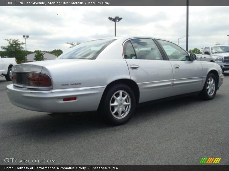 Sterling Silver Metallic / Medium Gray 2000 Buick Park Avenue