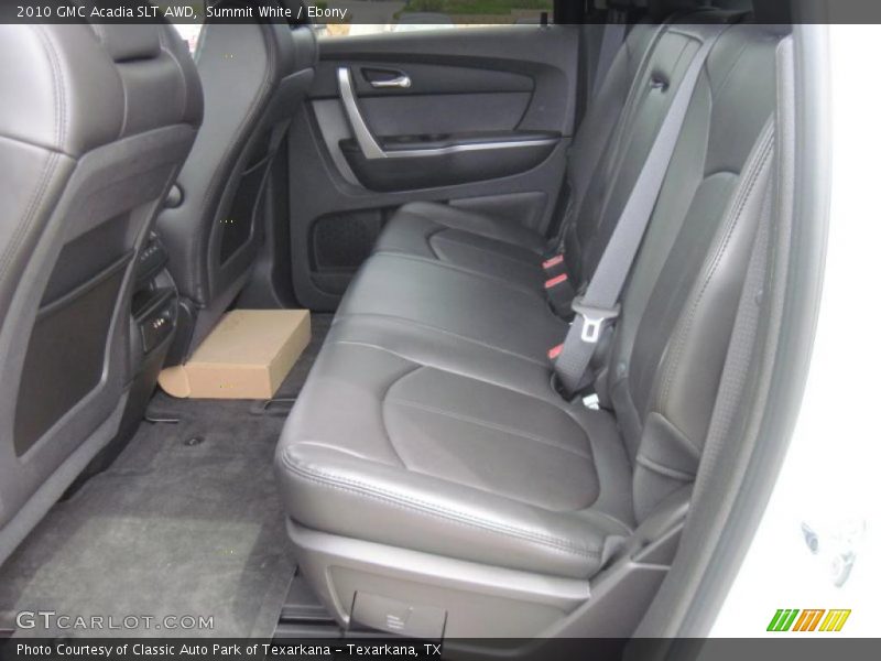 Summit White / Ebony 2010 GMC Acadia SLT AWD