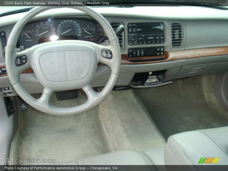 Sterling Silver Metallic / Medium Gray 2000 Buick Park Avenue