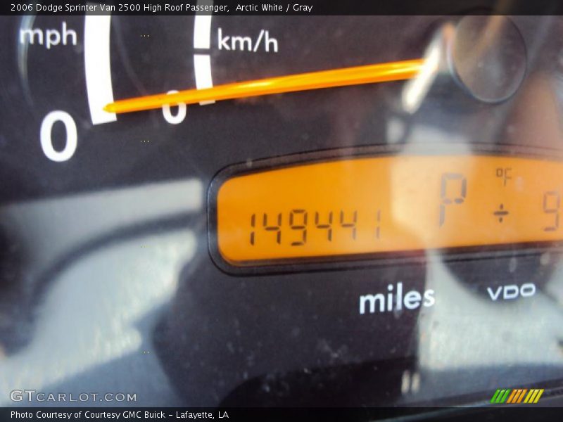 Arctic White / Gray 2006 Dodge Sprinter Van 2500 High Roof Passenger
