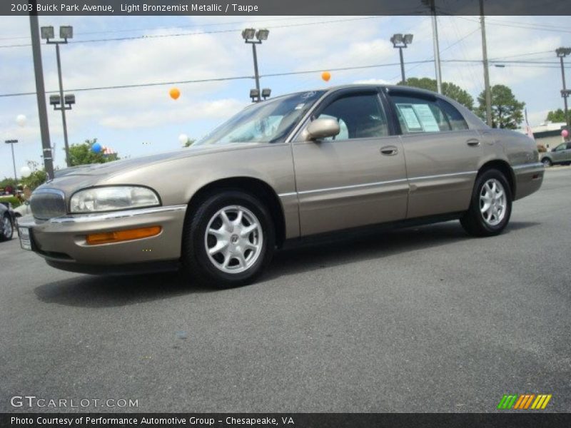 Light Bronzemist Metallic / Taupe 2003 Buick Park Avenue