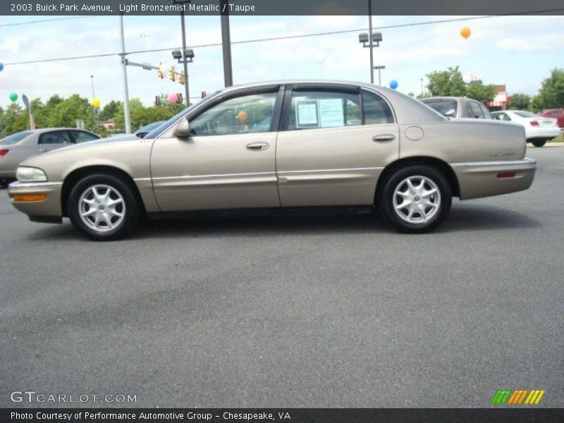 Light Bronzemist Metallic / Taupe 2003 Buick Park Avenue