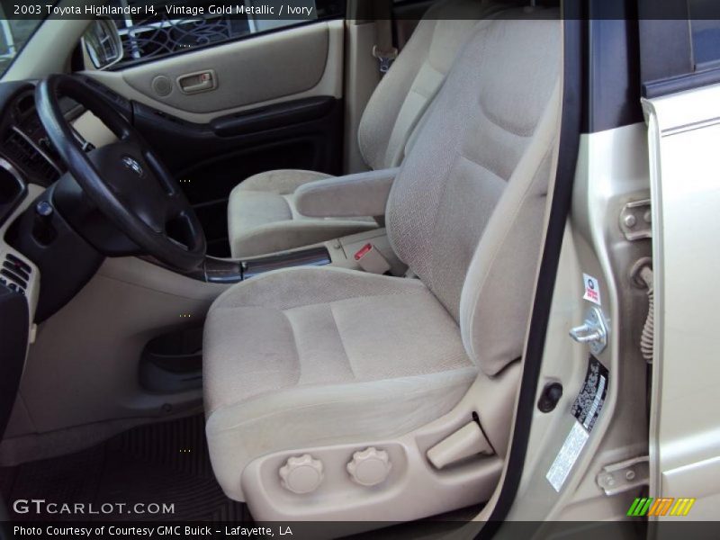 Vintage Gold Metallic / Ivory 2003 Toyota Highlander I4