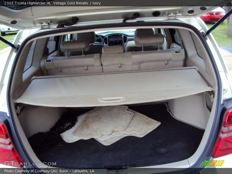 Vintage Gold Metallic / Ivory 2003 Toyota Highlander I4