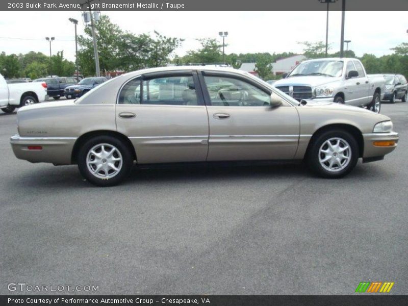 Light Bronzemist Metallic / Taupe 2003 Buick Park Avenue