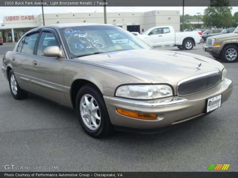 Light Bronzemist Metallic / Taupe 2003 Buick Park Avenue