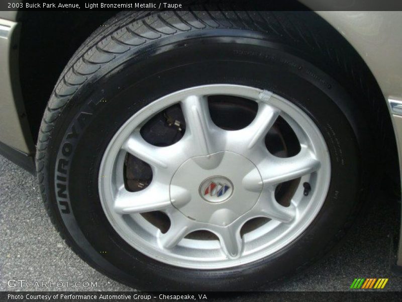Light Bronzemist Metallic / Taupe 2003 Buick Park Avenue