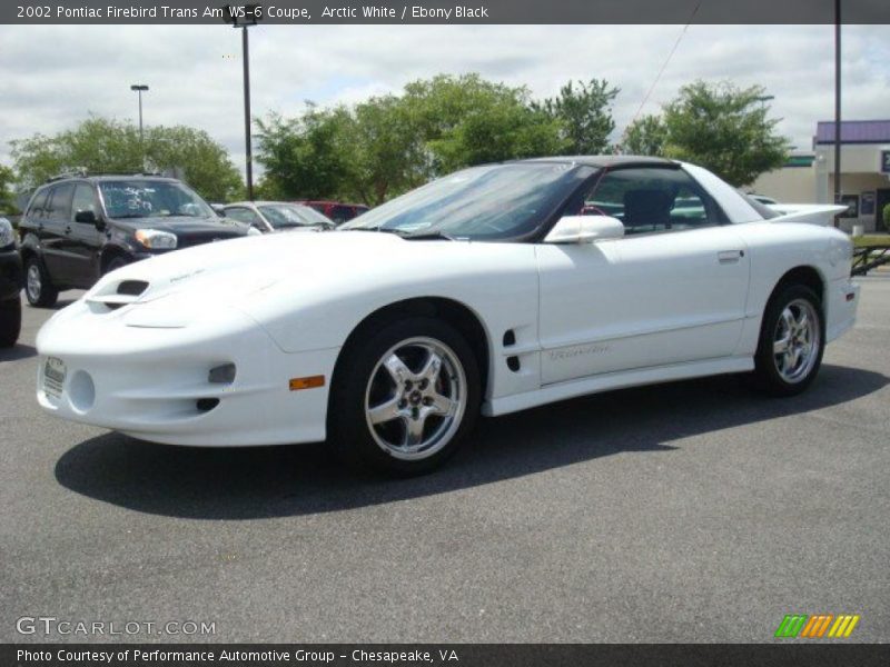 Arctic White / Ebony Black 2002 Pontiac Firebird Trans Am WS-6 Coupe